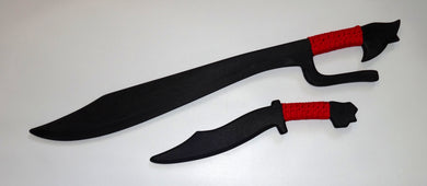 Filipino Polypropylene Ginunting Training Sword Dagger Practice Machete Pinuti