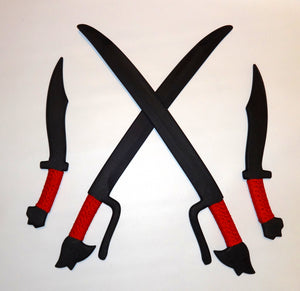 Practice Sword Philippines Polypropylene Ginunting Training Filipino Knives Red