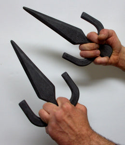 Double Daggers Training Silat Polypropylene Cabang Trisula Pair Indonesian Knife Knives Sai