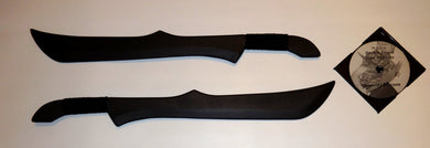 Practice Scimitar Swords Flow Polypropylene Double Sword Training DVD