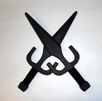Kalaj Kutter Trisula Cabang Pencak Silat Polypropylene Training Indonesian Knives Sai
