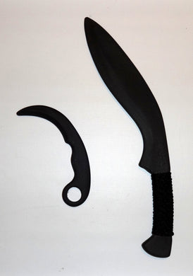 Traditional Kukri Training Polypropylene Sword Karambit Tactical Practice Fixed Blade Knife
