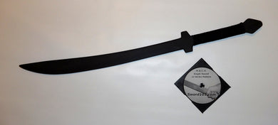 Krabi Krabong Practice Polypropylene Sword Trainer Martial Arts Training DVD Thai Black