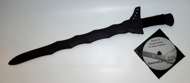 Keris Filipino Wavy Kris Training Polypropylene Sword Knife Arnis Escrima Instruction DVD