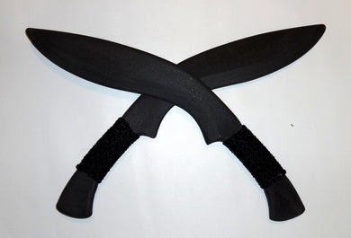 Kukri Training Traditional Polypropylene Practice Swords Trainer Pair Knives Gurkha