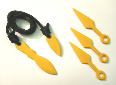 Ninja Sword Kusari-gama Kunai Katana Ronin Polypropylene Yellow Replica Sword
