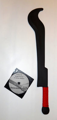 Kali the Destroyer Ram Dao Practice Polypropylene Sword Training Arnis Martial Instruction DVD