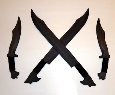 Polypropylene Philippine Bolo Swords Pinuti Training Filipino Knives Kali Ronin set Combo