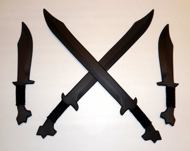 Philippines Bolo Swords Pair Polypropylene Training Filipino Fighter Knives Kali Ronin Combo