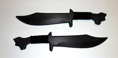 Training Fighter Double Daggers Polypropylene Knives Knife Defense SF Tactical Kali