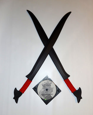Philippines Swords Pinuti Training Swords Polypropylene Double Sword Techniques DVD