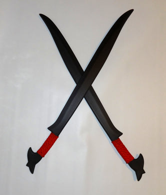 Philippines Practice Sword Pinuti Polypropylene Training Filipino Pair Red