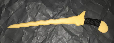 Polypropylene Sword Practice Indonesian Keris Mystical Java Training Kris Knife Yellow