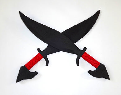 Philippines Visayas Barong Doublr Training Pair Swords Moro Polypropylene Knife
