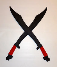 Philippines Practice Sword Pair Training Arnis Polypropylene Kali Martial Arts Blade red