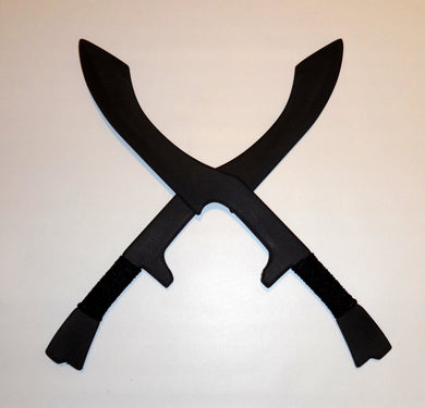 Khopesh pair Polypropylene Practice Egyptian Swords B Kali Arnis Escrima