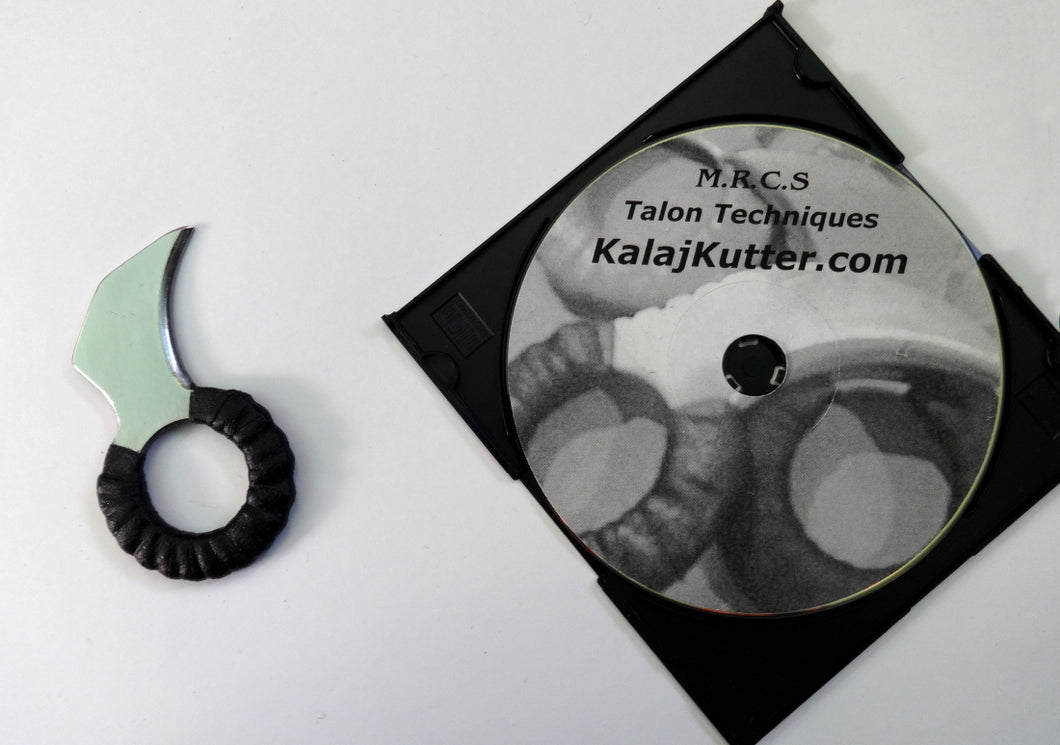 Self Defense Aluminum Kerambit Tanto Talon Ring Knife Fighting DVD Instruction