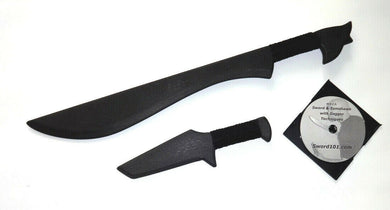 Bolo Practice Training Sword Polypropylene Airborne Ranger Knife Espada Daga Instruction DVD