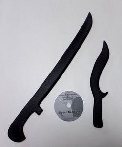 Training Ploymer Golok Polypropylene Kujang Sword Knife Instruction DVD Video