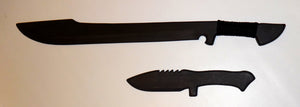 Commando Training Sword Polypropylene Bowie Knife Espada Daga Practice set