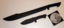Commando Polypropylene Sword Bowie Knife Training Dagger Instruction DVD