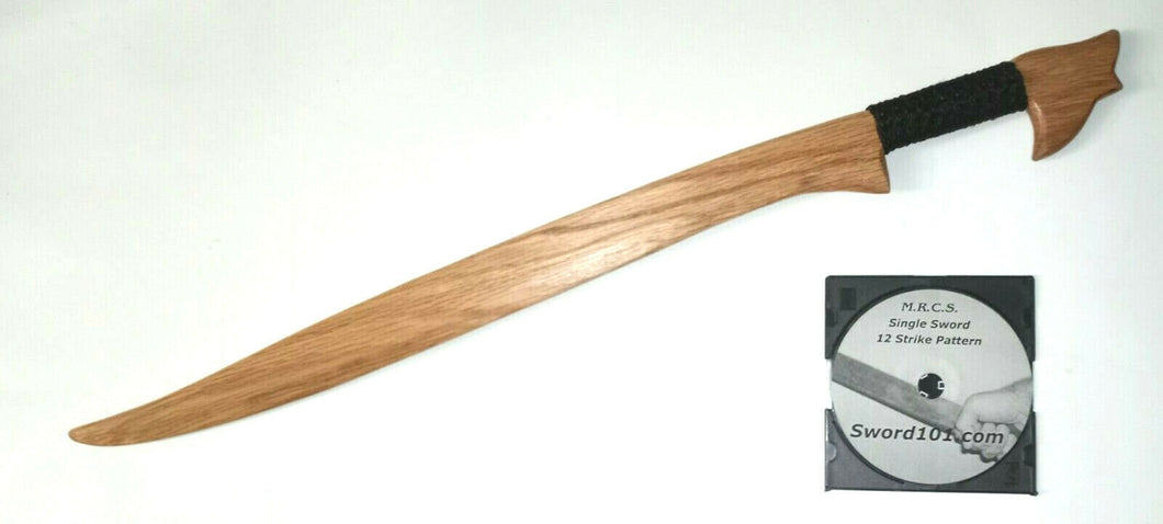 Filipino Kali Arnis Pinuti Escrima Practice Wood Wooden Training Sword w Video
