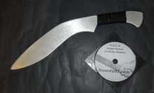 Kukri Traditional Practice Aluminum Training Metal Sword Instructional DVD