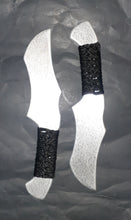 Aluminum Training Knife Pair Tactical Daggers Karate Knives Ninja Trainers