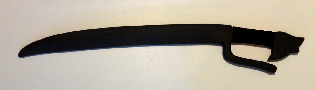 Black Training Ginunting Practice Polypropylene Sword Kali Martial Arts Escrima Blade