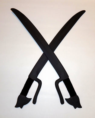 Training Ginunting Pair Polypropylene Practice Arnis Swords Double Kali Martial Arts Blade