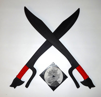 Ginunting Swords Training Pair Practice Polypropylene Martial Arts Video DVD
