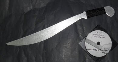 Aluminum Lahot Practice Filipino Training Metal Sword 12 strike pattern DVD